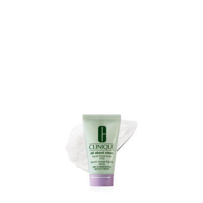 Clinique All About Clean Liquid Facial Soap Mild | Gentle Face Cleanser For Dry Combination Skin | Type 2 Face Wash | Step 1 in 3-Step Skin Care Routine