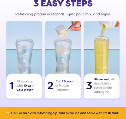 Javvy Clear Protein Powder with Clear Whey Protein, Pineapple Mango