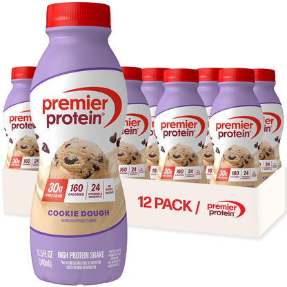 Premier Protein 30g High Protein Shake, Peaches & Cream, 12 Pack