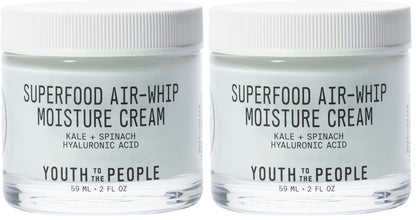 Youth To The People Superfood Air-Whip Face Moisturizer - Lightweight Cream | Hyaluronic Acid Facial Cream - Up to 48H Hydration, Strengthen Skin Barrier, Smooth Fine Lines + Plump Skin, Non-comedogenic