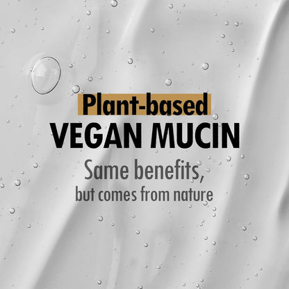 VEGREEN Vegan Mucin Essence Toner - 68% Wild Yam Extract & 3% Panthenol - Cruelty-Free Snail Mucin Alternative for Deep Glow & Micro-Exfoliating Hydration, Alcohol-Free Dry Spot Solution, 5.07fl oz