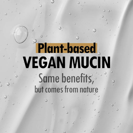 VEGREEN Vegan Mucin Essence Toner - 68% Wild Yam Extract & 3% Panthenol - Cruelty-Free Snail Mucin Alternative for Deep Glow & Micro-Exfoliating Hydration, Alcohol-Free Dry Spot Solution, 5.07fl oz