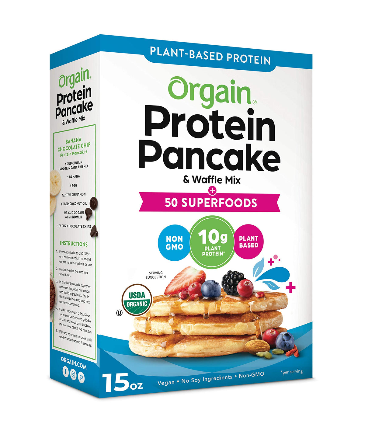 Orgain 30g High Protein Dairy Shake, 5g BCAAs, Chocolate, 11 oz, 12pk